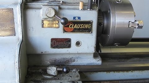 Atlas Clausing Lathe Digital Readout and Backsplash Install Part 1