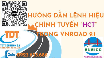 Hướng dẫn lệnh HCT trong VnRoad 9.1
