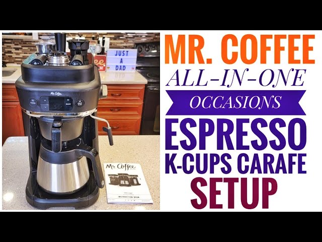 Mr Coffee All In one espresso Coffee Maker #coffee #justadadvideos #am, Coffee  Maker