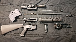 Build parts for super unique MK12 Mod-1 SPR clone, no cliché here at all....