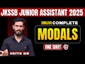 JKSSB Junior Assistant 2025 | MODALS | Grammar Masterclass | English withHritik Sir