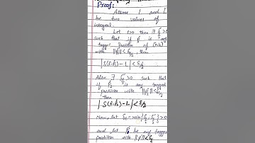 Value of Integral is Unique //#youtubeshortsvideo