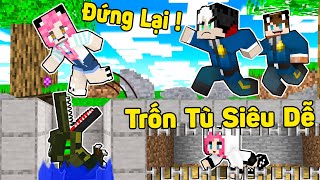 MỀU THỬ THÁCH 24 GIỜ TRỐN KHỎI NHÀ TÙ SIÊU DỄ TRONG MINECRAFT*REDHOOD VƯỢT NGỤC TRÊN ĐẢO CÁ SẤU MCPE