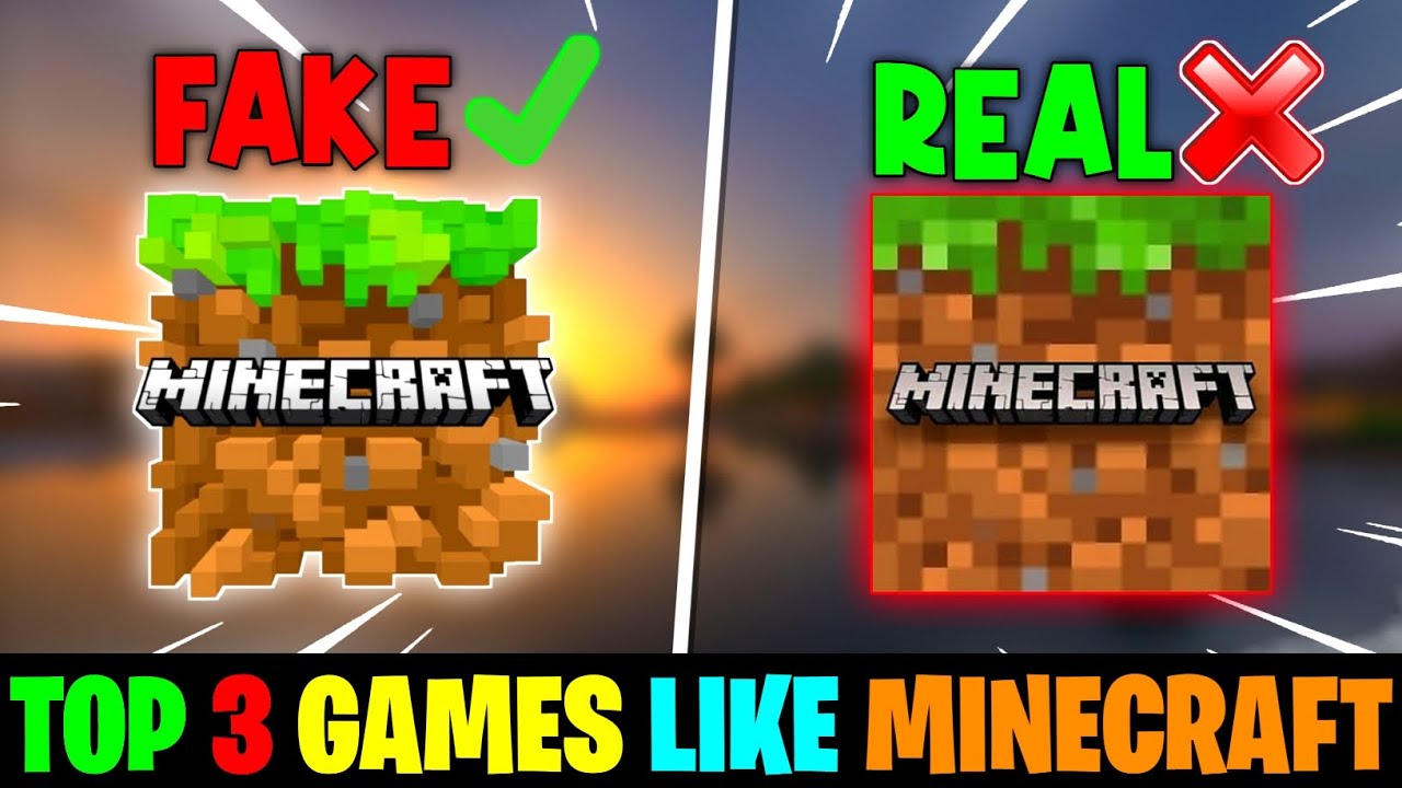 Top 3 GAMES Like MINECRAFT 🔥 That Below Your MIND 😏 ( PART - 2 )