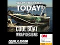 3 quality boat wrap designs on water