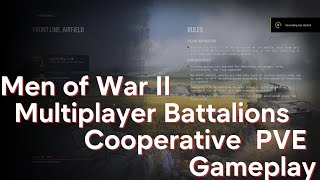 My First Cooperative Multiplayer Gameplay Men of War 2 4k 60fps HDR