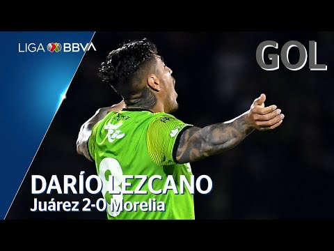 Gol de D. Lezcano | Juárez 2 - 0 Morelia | Liga BBVA MX - CL 2020 - Jornada 3