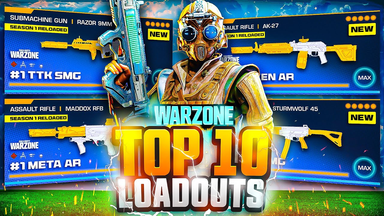 the TOP 10 *BROKEN* META Loadouts for Warzone after the NEW UPDATE ...