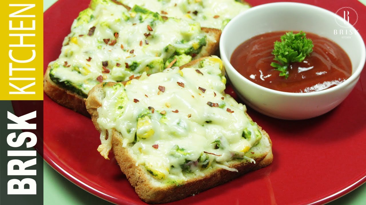 Paneer Cheese Toast Recipe I Brisk Kitchen