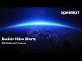 Additional UI Features | OpenText Decisiv