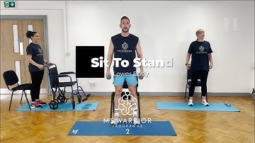 Exercises for MS - Dom Thorpe’s MS Warrior Programme 2 - Sit to Stand taster video