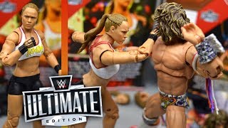 WWE ULTIMATE EDITION RONDA ROUSEY & ULTIMATE WARRIOR FIGURE REVIEW!