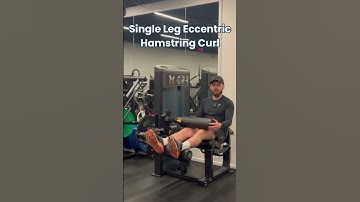 Single Leg Eccentric Hamstring Curl #hamstring #rehab #hamstrings #hamstringstrength
