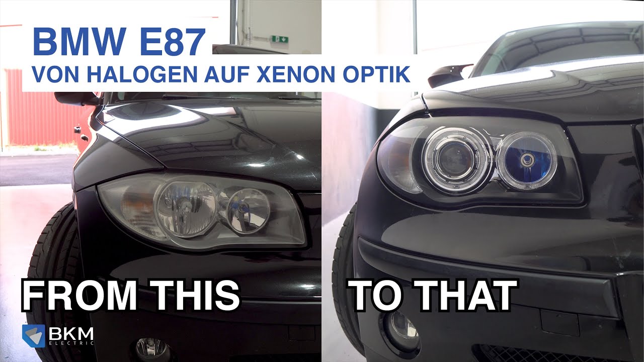 HOW TO: BMW E87/E88/E82 Halogen-Scheinwerfer auf Xenon-Optik