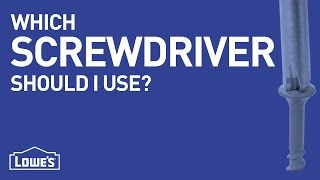 Which Screwdriver Do I Use? | DIY Basics