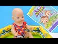 КАША МАЛАША И ЯБЛОЧНЫЙ КИСЕЛЬ Кукла #Бебибон Играет в Бассейне #Слайм для Ванны Меняет Цвет