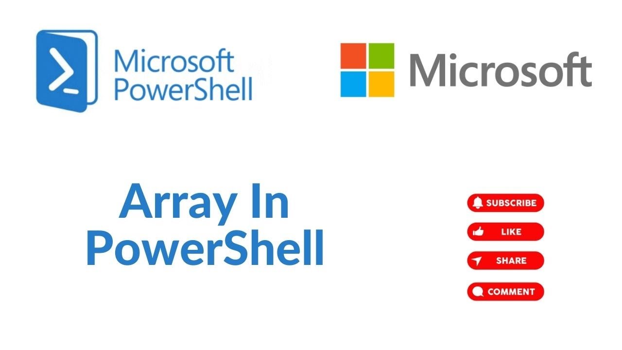 Array In PowerShell - YouTube