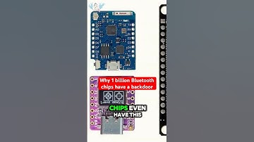 The chips with a backdoor necessary for debugging?