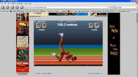 My QWOP enjoying himself after a nice 100.2m run...