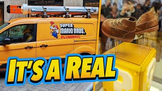Marios Plumbing Van Is Real? Boots Reveal Mario Day Nintendo Store Nyc Tour