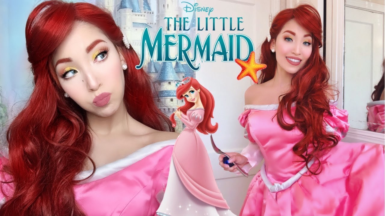 Princess Makeup Tutorial | Disney Princess Mermaid) - YouTube