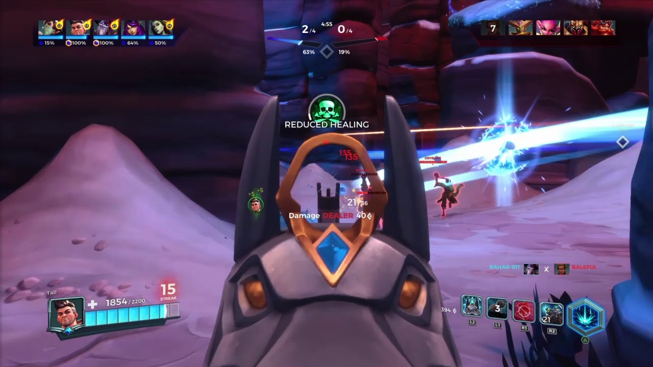 Paladins gameplay with vortex and orbit