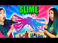 FIZEMOS SLIME USANDO APENAS CORES ROSA VS AZUL! - Slime challenge | Blog das irmãs