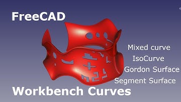 FreeCAD Workbench Curves Mixed_Curve IsoCurve Gordon_Surface Segment_Surface
