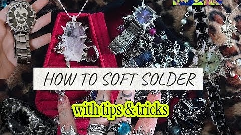 How To Make a Spiky Watch, Crystal | Detailed Tutorial | How to Soft Solder | Soft Soldering