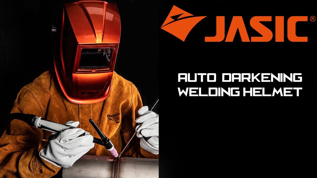 JASIC AUTO DARKENING WELDING HELMET YouTube