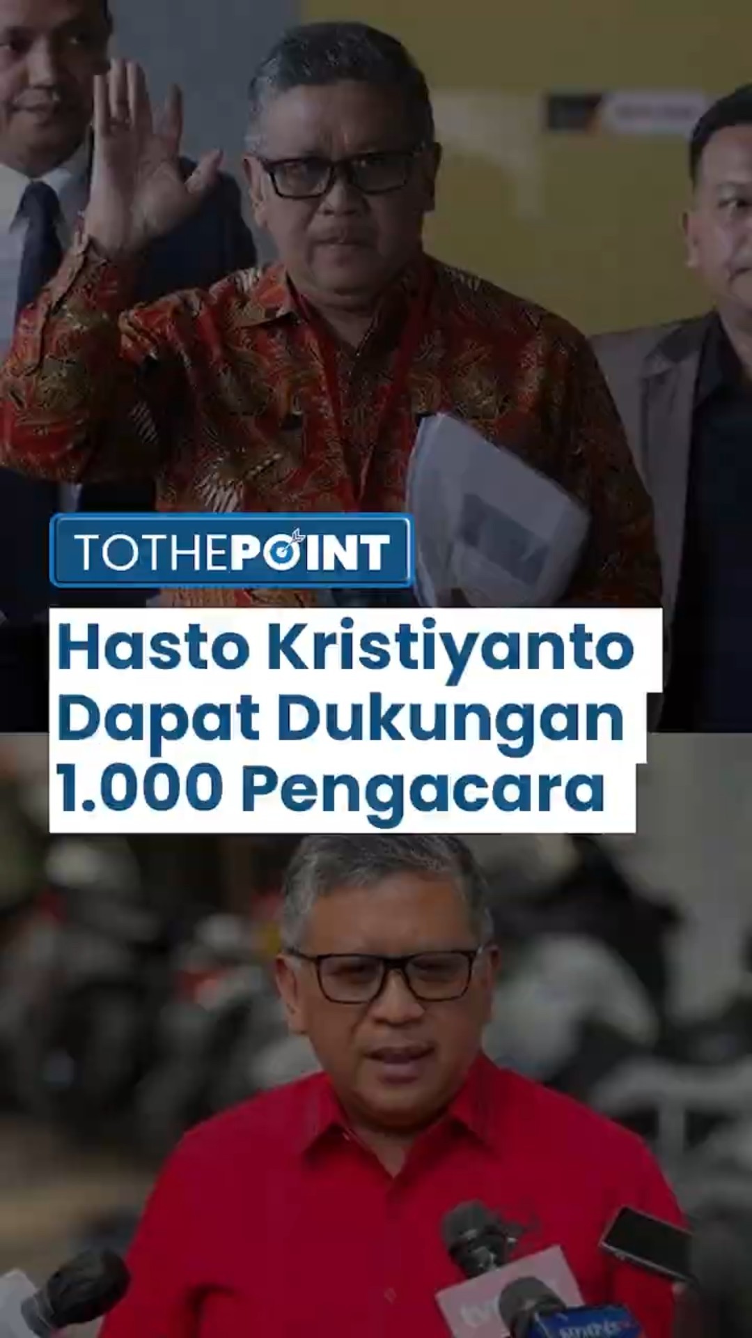 Hasto Kristiyanto Mendapat Dukungan Dari 1000 Pengacara Organisasi Advokat \u0026 Lembaga Bantuan Hukum!