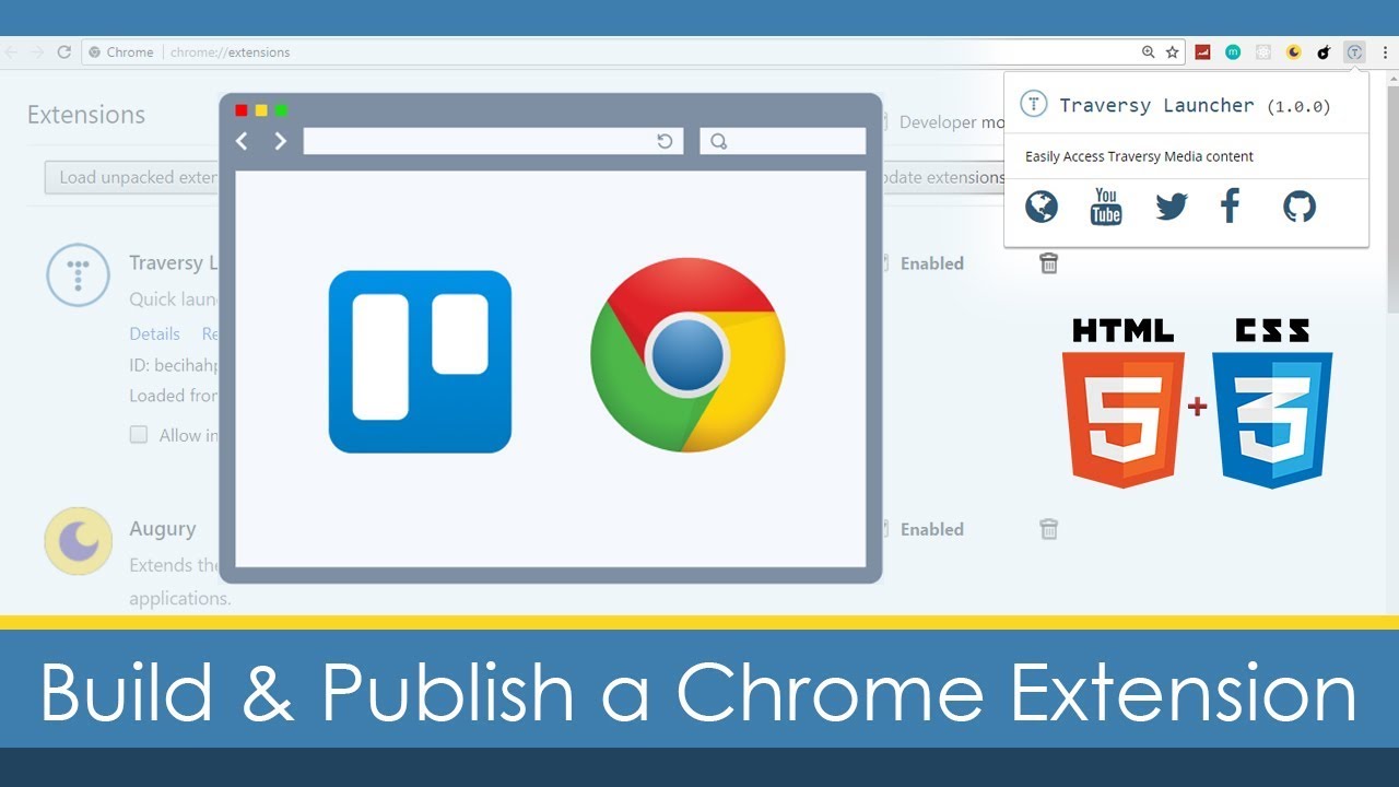 Build & Publish a Custom Google Chrome Extension 