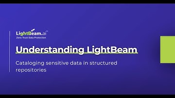 Understanding LightBeam: LightBeam catalogs Sensitive Data in Structured Data Repositories