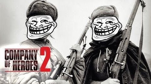 CoH2 - Soviet Sniper vs 222