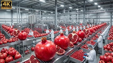 Inside a Modern Pomegranate Factory: How Millions of Fruits Become Premium Juice