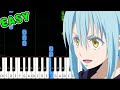 Like Flames - Tensei shitara Slime Datta Ken 2nd Season Part 2 - EASY Piano Tutorial