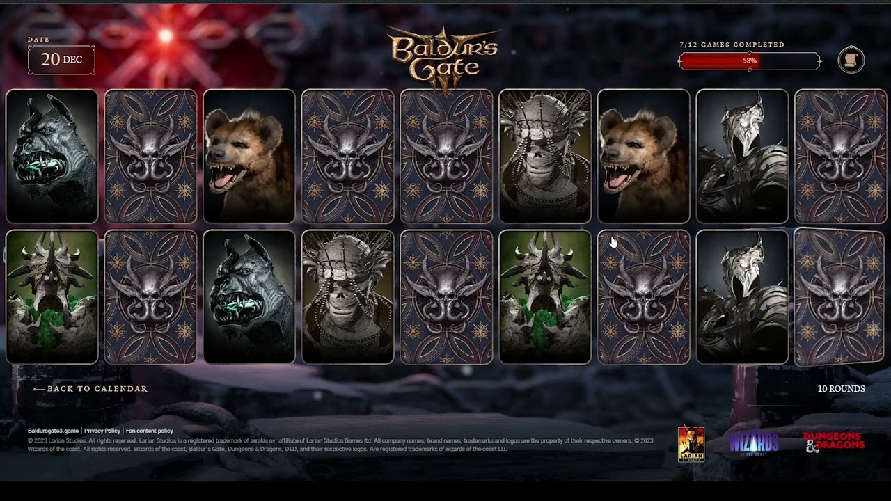 Advent Baldur's Gate 3 game for Christmas - Daily Dec 20 - YouTube