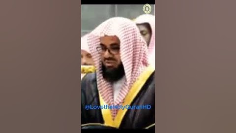 “تَبارَكَ الَّذي جَعَلَ في السَّماءِ بُروجًا  ” تلاوة رائعة للشيخ سعود الشريم من سورتي الفرقان والصف