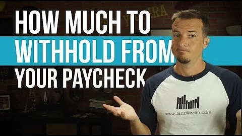 How much to withhold from your paycheck? Money Monday!