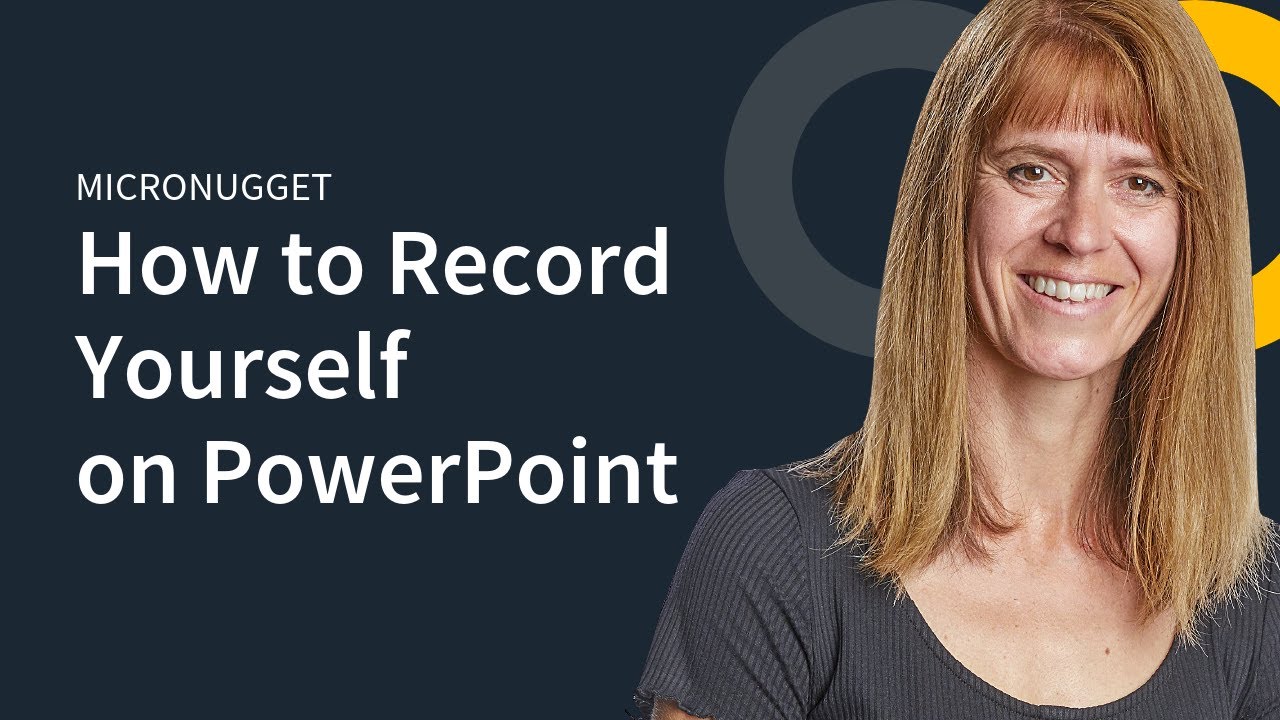 record yourself giving powerpoint presentation