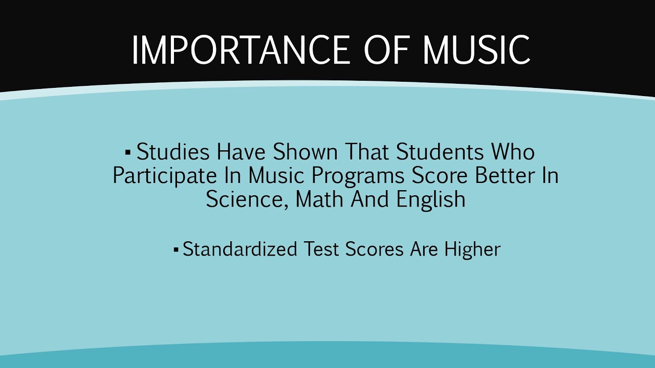 The Importance Of Music Education In Schools YouTube