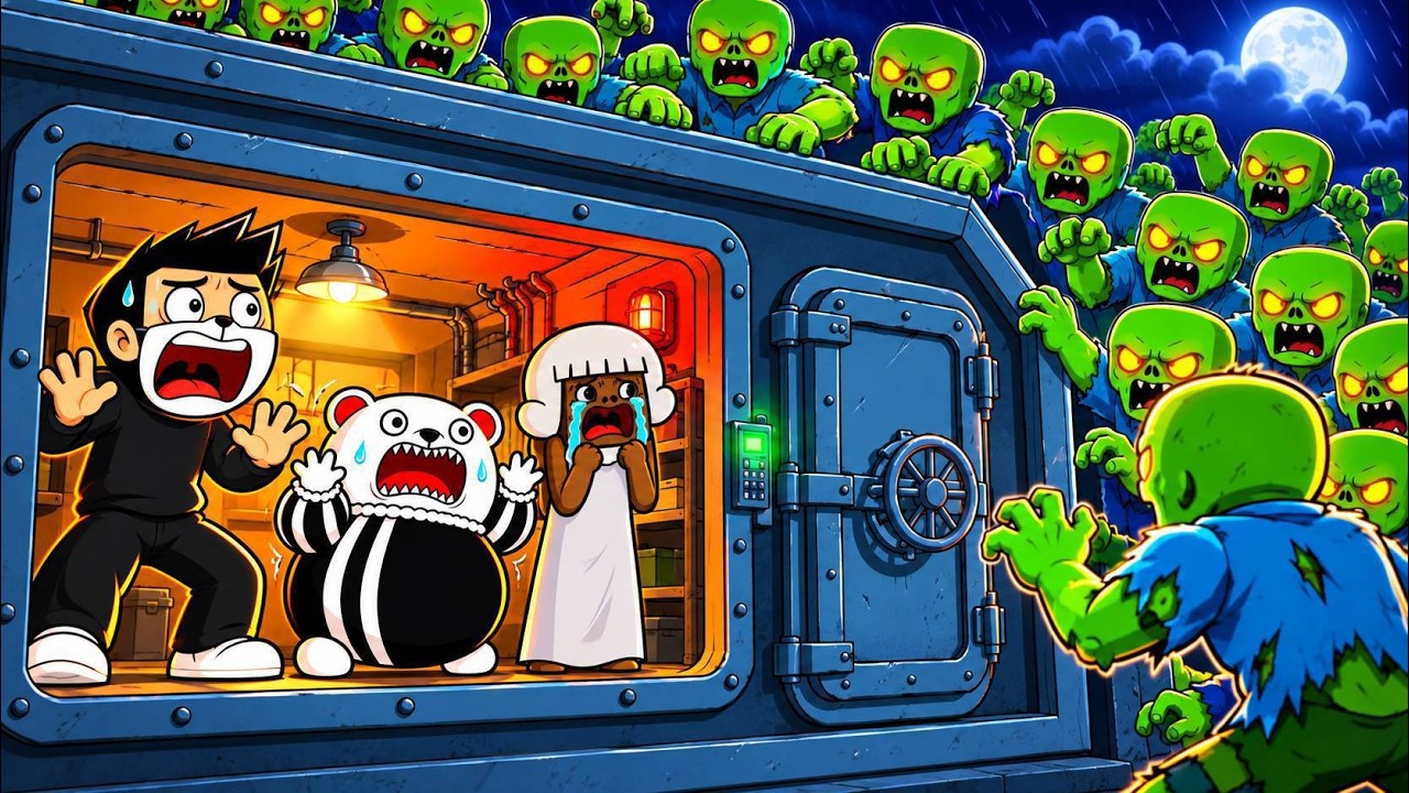 สร้างบังเกอร์ให้รอด! จากฝูงซอมบี้ ☢️ Roblox