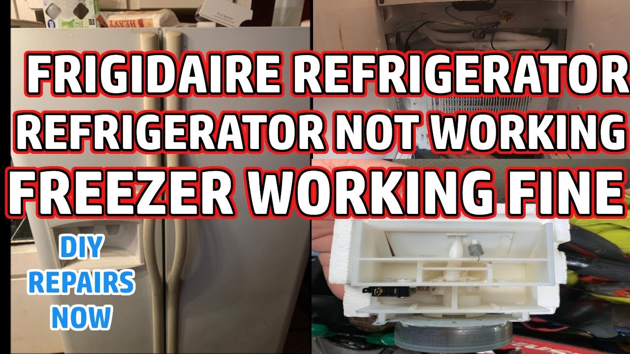 How to Fix #Frigidaire Side By Side #Refrigerator Section Not Working ...