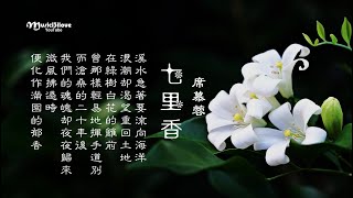 陳淑樺 《七里香》詩詞：席慕蓉  ... 微風拂過時 便化作滿園的郁香... ♥ ♫•*•