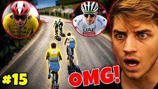 Vingegaard Vs Pogacar Vs Arensman On CRAZY Mountain Finish!! #15 (Tour De France 2026 PS5 Game) screenshot 1