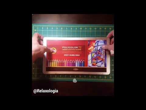Unboxing Koh-I-Noor POLYCOLOR 72 SET colored pencils