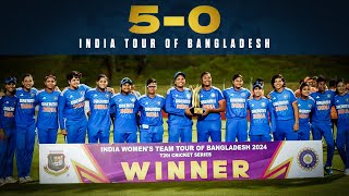 India whitewash Bangladesh 5-0 | Radha Yadav | #BANvIND 5th T20I Review