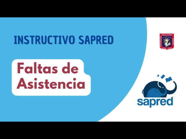 Instructivo para registrar Faltas de asistencia
