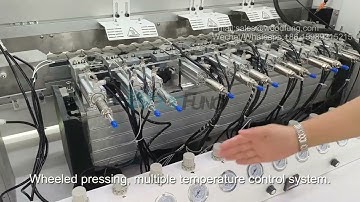 Woodfung fully automatic soft forming edge banding machine