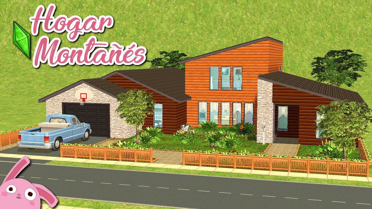 Hogar Montañés para 8 sims | No CC | Los Sims 2 | Speed Build + Descarga